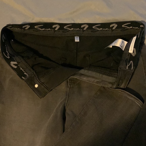 Seven Jeans - Size 12 Gray stretchy - Picture 3 of 5